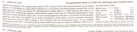 ACANA ACANA Grass-fed Lamb 17kg (WYPRZEDAŻ) ACANA ACANA Grass-fed Lamb 17kg (WYPRZEDAŻ)
