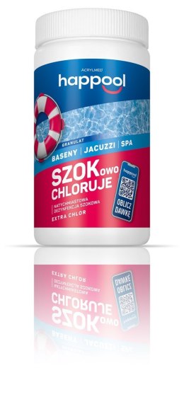 Acrylmed Acrylmed 1kg Extra chlor Granulat do zwalczania glonów grzybów i bakterii w basenach - chlorowanie