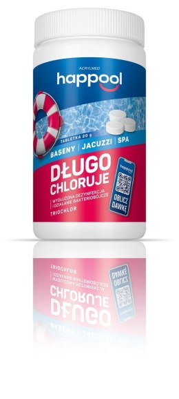 Acrylmed Acrylmed 1kg Triochlor 20g przedłużona dezynfekcja - tabletki