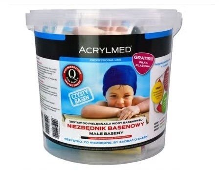Acrylmed Acrylmed Zestaw do pielęgnacji wody basenowej do małych basenów