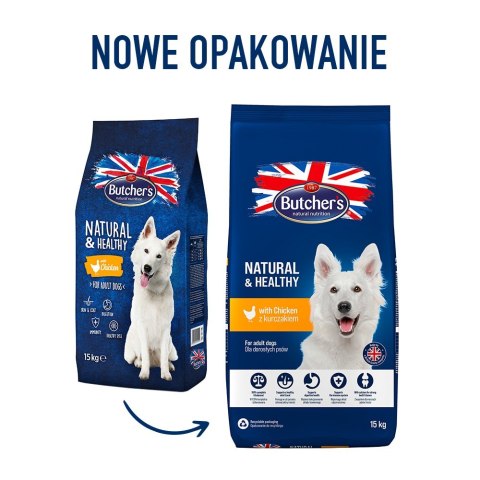 Butcher's BUTCHER'S z kurczakiem 15kg - sucha karma dla psa (WYPRZEDAŻ) Butcher's BUTCHER'S z kurczakiem 15kg - sucha karma dla psa (WYPRZEDAŻ)