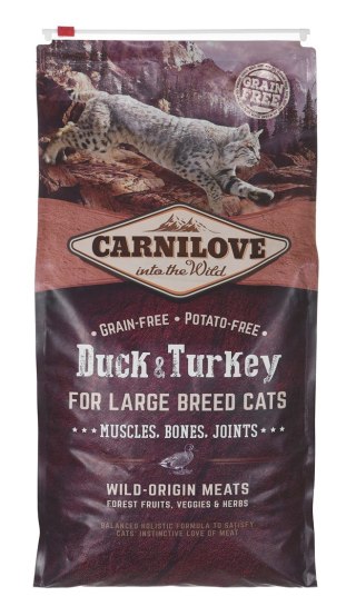 CARNILOVE CARNILOVE CAT DUCK&TURKEY FOR LARGE BREED 6KG