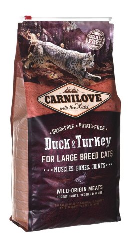 CARNILOVE CARNILOVE CAT DUCK&TURKEY FOR LARGE BREED 6KG