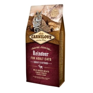 CARNILOVE CARNILOVE CAT REINDEER ENERGY&OUTDOOR 6kg