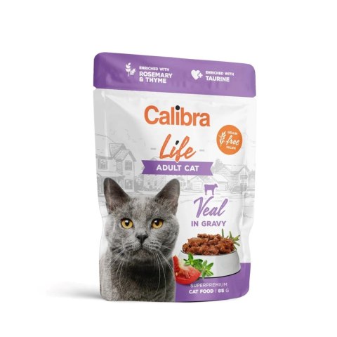Calibra CALIBRA CAT life pouch adult veal in gravy 85g