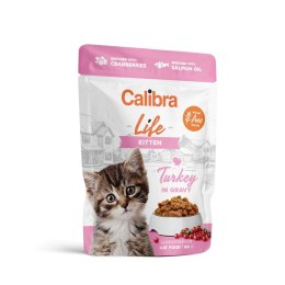 Calibra CALIBRA CAT life pouch kitten turkey in gravy 85g