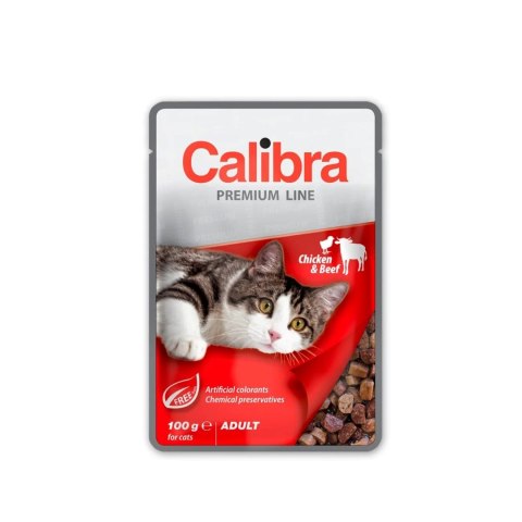 Calibra CALIBRA CAT premium chicken & beef 100g