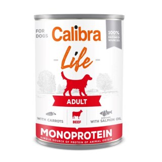 Calibra CALIBRA DOG life adult beef with carrots 400g