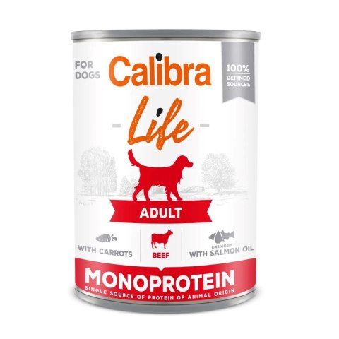 Calibra CALIBRA DOG life adult beef with carrots 400g