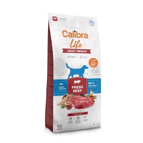 Calibra CALIBRA DOG life adult medium fresh beef 12kg