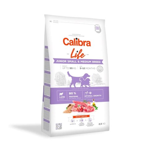 Calibra CALIBRA DOG life junior small&medium lamb 2,5kg