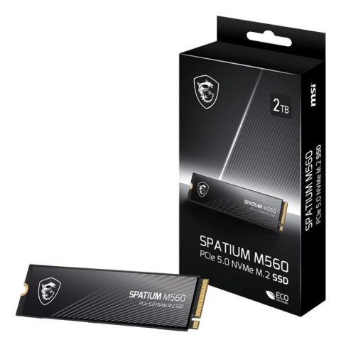 MSI Dysk SSD MSI SPATIUM M560 1TB PCIe 5.0 NVMe 2.0 M.2 2280 MSI Dysk SSD MSI SPATIUM M560 1TB PCIe 5.0 NVMe 2.0 M.2 2280