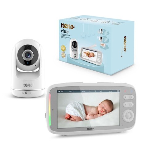 Neno NENO ELEKTRONICZNA NIANIA 2,4GHZ Z KAMERĄ VISTA Neno NENO ELEKTRONICZNA NIANIA 2,4GHZ Z KAMERĄ VISTA