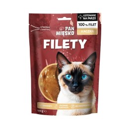 PAN MIĘSKO Pan Mięsko Przysmak dla kota Filety Kaczka 100g
