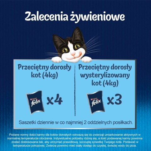 PURINA FELIX FANTASTIC Mix Wiejskie smaki 120x85g PURINA FELIX FANTASTIC Mix Wiejskie smaki 120x85g