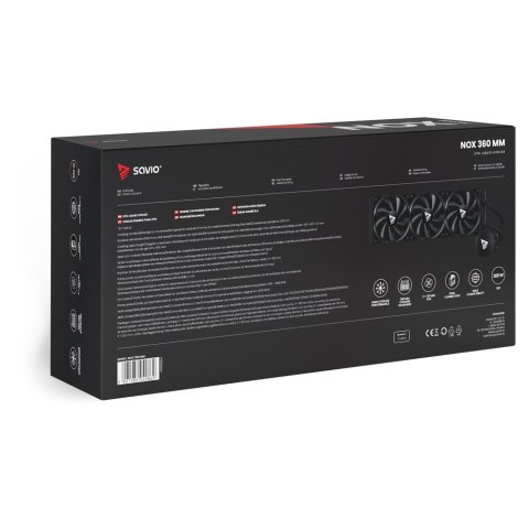 SAVIO SAVIO CHŁODZENIE WODNE CPU 360 MM NOX SAVIO SAVIO CHŁODZENIE WODNE CPU 360 MM NOX