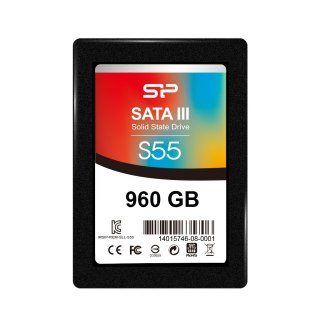 Silicon Power Dysk SSD Silicon Power S55 960GB 2,5" SATA III 560/530 MB/s (SP960GBSS3S55S25)