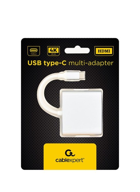 GEMBIRD GEMBIRD GEMBIRD MULTI ADAPTER USB TYP-C (M) -> USB TYP-C; USB 3.0; HDMI SREBRNY GEMBIRD GEMBIRD GEMBIRD MULTI ADAPTER USB TYP-C (M) -> USB TYP-C; USB 3.0; HDMI SREBRNY