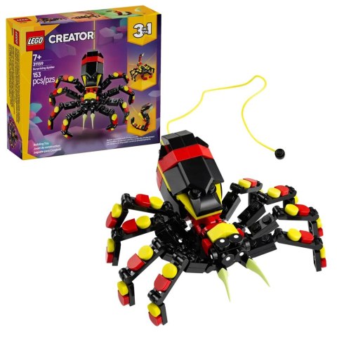 Lego LEGO CREATOR 3w1 31159 Dzikie zwierzęta: niezwykły pająk Lego LEGO CREATOR 3w1 31159 Dzikie zwierzęta: niezwykły pająk