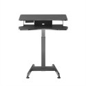Maclean MACLEAN BIURKO ELEKTRYCZNE, STOLIK, STACJA ROBOCZA REGULACJA WYS MAX WYS 122CM MAX 37 KG - DO PRACY STOJĄCO SIEDZĄCEJ MC-835