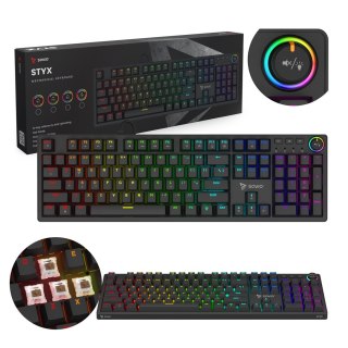 SAVIO SAVIO KLAWIATURA MECHANICZNA STYX OUTEMU BROWN HOT SWAP RGB