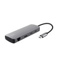 Trust Adapter TRUST Dalyx 8-in-1 Multiport