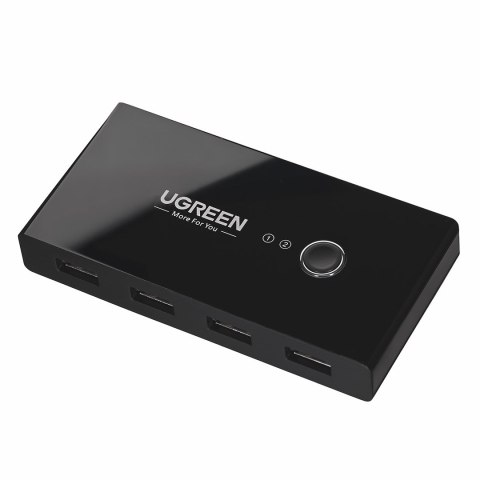 UGREEN Ugreen Switch box HUB 4xUSB 2.0 (na 2 komputery) czarny UGREEN Ugreen Switch box HUB 4xUSB 2.0 (na 2 komputery) czarny