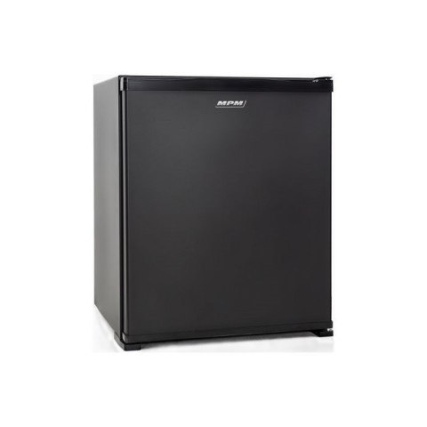 Bezszmerowy minibar termoelektryczny MPM-30-MBS-06/L z szklanym frontem czarny Bezszmerowy minibar termoelektryczny MPM-30-MBS-06/L z szklanym frontem czarny