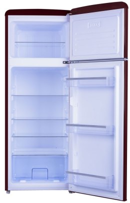 Amica Lodówka Amica RETRO KGC15631R (550mm x 1440mm x 615 mm; 164 l; Klasa A++; kolor bordowy)