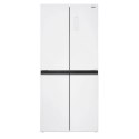 MPM Lodówka z zamrażalnikiem dolnym Multi Door Total Full No Frost MPM-434-SBF-08 białe szkło