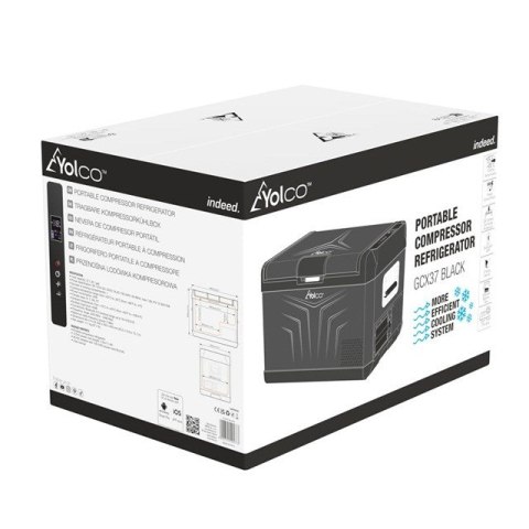 PRZENOŚNA LODÓWKA KOMPRESOROWA GCX37 BLACK PRZENOŚNA LODÓWKA KOMPRESOROWA GCX37 BLACK