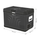 Yolco PRZENOŚNA LODÓWKA KOMPRESOROWA GCX47 BLACK