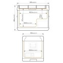 Yolco PRZENOŚNA LODÓWKA KOMPRESOROWA GCX47 BLACK