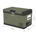 Yolco PRZENOŚNA LODÓWKA KOMPRESOROWA GCX47 GREEN