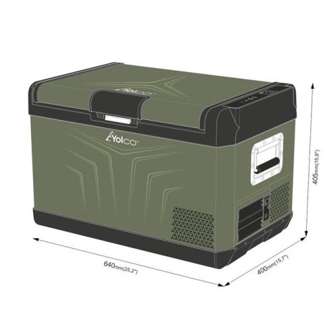 PRZENOŚNA LODÓWKA KOMPRESOROWA GCX47 GREEN PRZENOŚNA LODÓWKA KOMPRESOROWA GCX47 GREEN