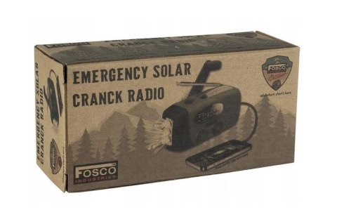 FOSCO Radio awaryjne Fosco Outdoormen Edit. Solar-Dynamo FOSCO Radio awaryjne Fosco Outdoormen Edit. Solar-Dynamo