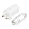IBOX ŁADOWARKA SIECIOWA I-BOX C-65 GAN PD65W KABEL, BIAŁA