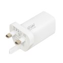 IBOX ŁADOWARKA SIECIOWA I-BOX C-65 GAN PD65W KABEL, BIAŁA