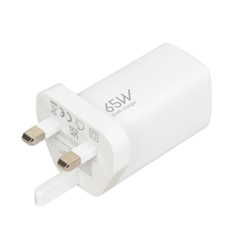 IBOX ŁADOWARKA SIECIOWA I-BOX C-65 GAN PD65W KABEL, BIAŁA IBOX ŁADOWARKA SIECIOWA I-BOX C-65 GAN PD65W KABEL, BIAŁA
