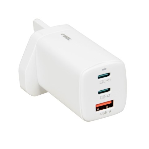 IBOX ŁADOWARKA SIECIOWA I-BOX C-65 GAN PD65W KABEL, BIAŁA IBOX ŁADOWARKA SIECIOWA I-BOX C-65 GAN PD65W KABEL, BIAŁA