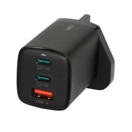 IBOX ŁADOWARKA SIECIOWA I-BOX C-65 GAN PD65W KABEL, CZARNA