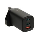 IBOX ŁADOWARKA SIECIOWA I-BOX C-65 GAN PD65W KABEL, CZARNA