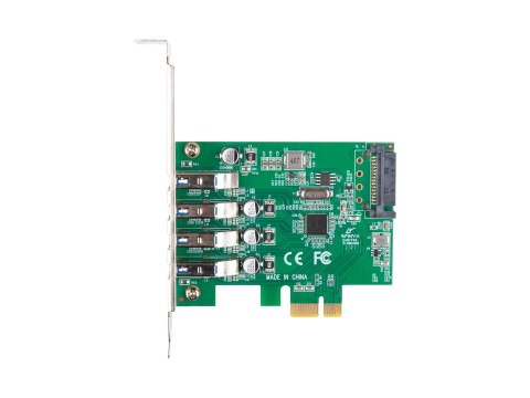 Lanberg LANBERG KARTA PCI-E X1 -> 4X USB-A 3.1 GEN1 ŚLEDŹ LOW PROFILE PCE-US3-004 Lanberg LANBERG KARTA PCI-E X1 -> 4X USB-A 3.1 GEN1 ŚLEDŹ LOW PROFILE PCE-US3-004