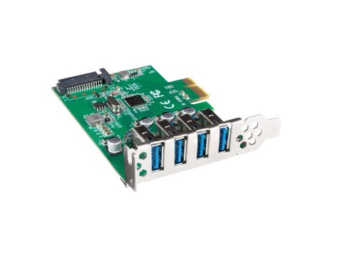 Lanberg LANBERG KARTA PCI-E X1 -> 4X USB-A 3.1 GEN1 ŚLEDŹ LOW PROFILE PCE-US3-004 Lanberg LANBERG KARTA PCI-E X1 -> 4X USB-A 3.1 GEN1 ŚLEDŹ LOW PROFILE PCE-US3-004