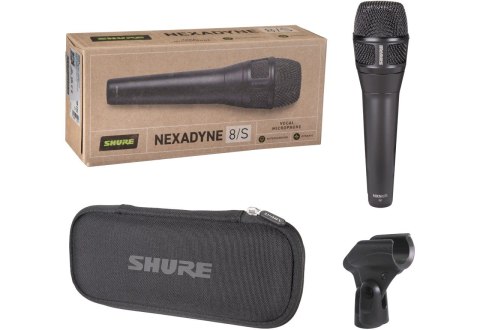 SHURE Shure NXN8/S - Mikrofon dynamiczny Nexadyne, Superkardioidalny ze złączem XLR, czarny SHURE Shure NXN8/S - Mikrofon dynamiczny Nexadyne, Superkardioidalny ze złączem XLR, czarny