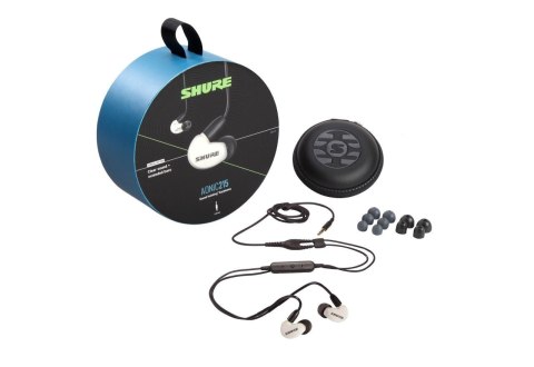 SHURE Shure SE215DYWH+UNI-EFS - Słuchawki douszne AONIC215 z pojedynczym przetwornikiem i kablem 3.5mm (białe) SHURE Shure SE215DYWH+UNI-EFS - Słuchawki douszne AONIC215 z pojedynczym przetwornikiem i kablem 3.5mm (białe)