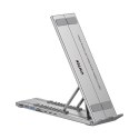 UNITEK UNITEK PODSTAWKA POD LAPTOP REGULOWANA + HUB USB-C/A, HDMI 2.0, PD 100W