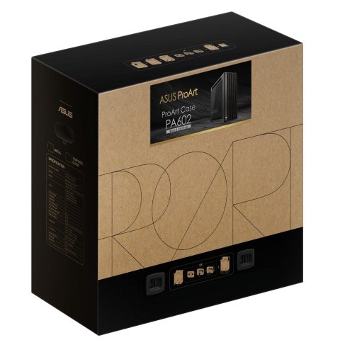 ASUS Obudowa ASUS PROART PA602 WOOD TG PWM BLACK ASUS Obudowa ASUS PROART PA602 WOOD TG PWM BLACK