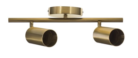 Activejet Listwa reflektorowa podwójna złota sufitowa ścienna Activejet SPECTRA kinkiet GU10 do salonu Activejet Listwa reflektorowa podwójna złota sufitowa ścienna Activejet SPECTRA kinkiet GU10 do salonu