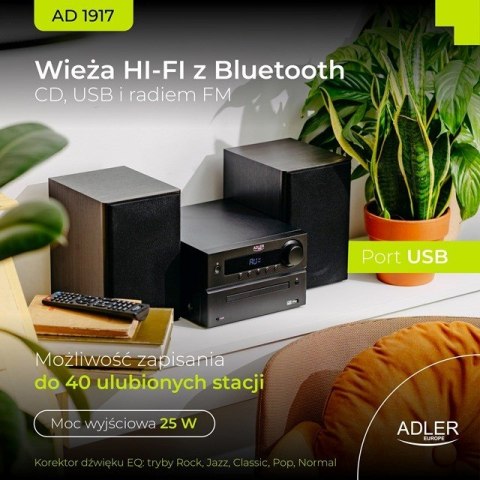 Adler Wieża bluetooth ADLER AD 1917 Adler Wieża bluetooth ADLER AD 1917